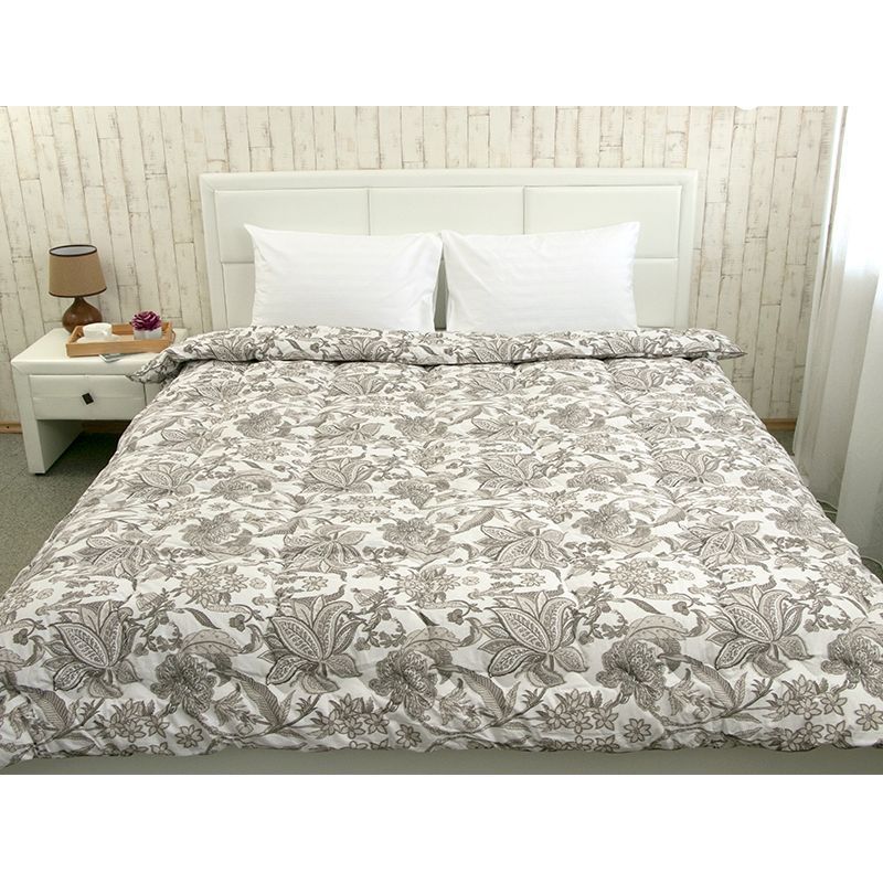 Шерстяное зимнее одеяло Luxury 140х205 см, 140х205см (&plusmn;5 см), Зимнее одеяло, Из овечьей шерсти, Хлопок