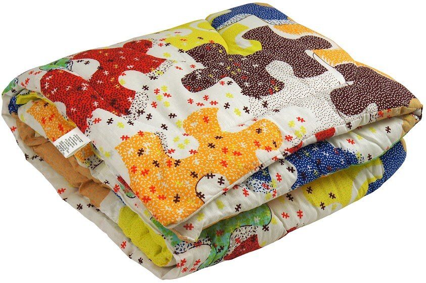 Детское силиконовое одеяло Пазлы 140х105 см
