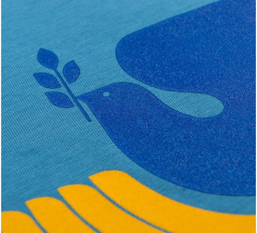 Патріотична футболка Peace for Ukraine супрем блакитний, 104, Супрем