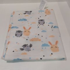 Фланелевые пеленки для новорожденных Веселые совята