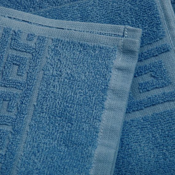Махровое полотенце Версаче 35 х 60 джинсовое
