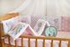 Захист в ліжечко Слоник зірочка для новонародженого, бортики без постілі