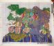 Набор для вышивания крестом Богатый Урожай 89х70 см, Цветы, натюрморты