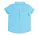 Дитяча літня сорочка з коротким рукавом Бембі блакитна, 104, Джинс