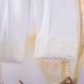 Трикотажный крестильный костюм для мальчика Ангел белый с вышивкой и кружевом