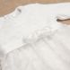 Святкове плаття Мрія інтерлок + гіпюр біле