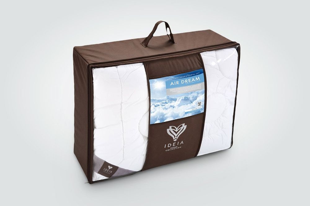 Двухслойное зимнее одеяло Air Dream Exclusive 155х215, 155х215см (±5 см), Зимнее одеяло, Антиаллергенное волокно, Микрофибра