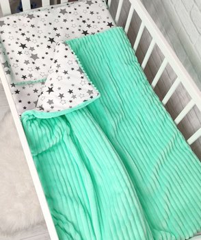 Змінна постільна білизна для новонароджених Шиншила зелена