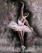 Алмазная мозаика на подрамнике Балерина в дыму