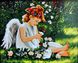 Набір для вишивання хрестом Дівчинка Янгол картина 73х60 см купити в Україні
