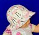 Детская панамка Королевство фламингов для девочки хлопок, обхват головы 46 - 48 см, Хлопок