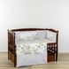 Великий дитячий спальний комплект в ліжечко для новонароджених (120х60) Слоненя з 11 елементів.