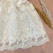 Нарядное платье Богемия + штанишки на крещение девочки, 56, Интерлок, Для девочки