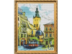 Набори для вишивання хрестом з малюнком на канві 47х57 Львів