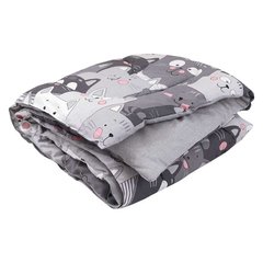 Демисезонное одеяло для новорожденных Серый Кот