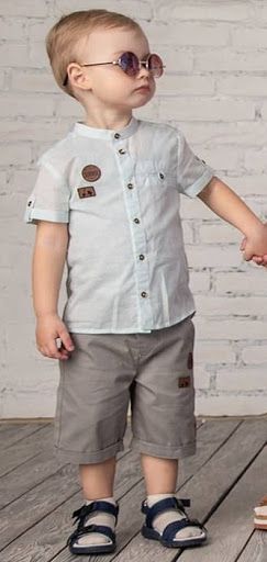 Детская летняя рубашка Бемби рб108