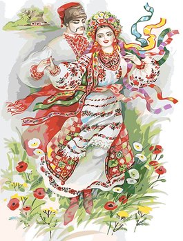 Картина за номерами Гопак - Українські танці