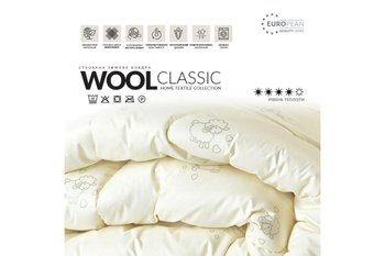 Зимнее одеяло с овечей шерсти Wool Classic 155х215