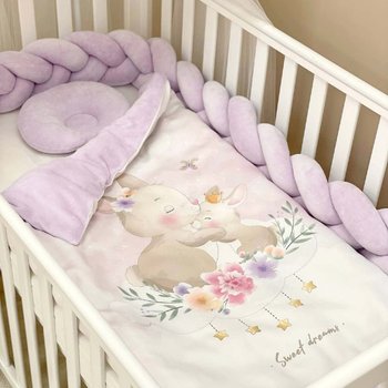 Постільний комплект в ліжечко для новонароджених