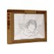Сатиновый сменный постельный комплект Ангелочек, 110х145 см