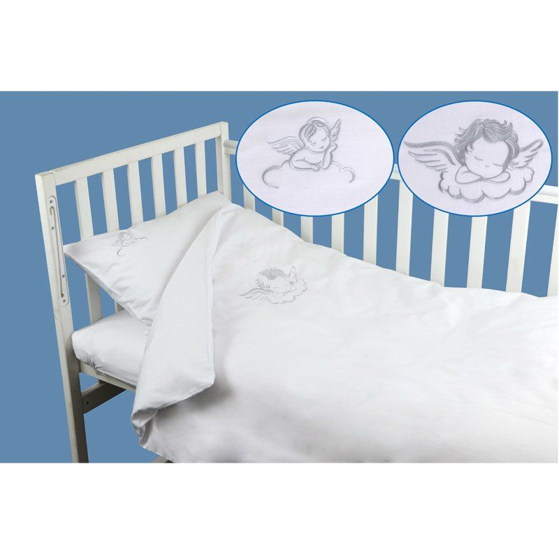 Сатиновый сменный постельный комплект Ангелочек фото, цена, описание