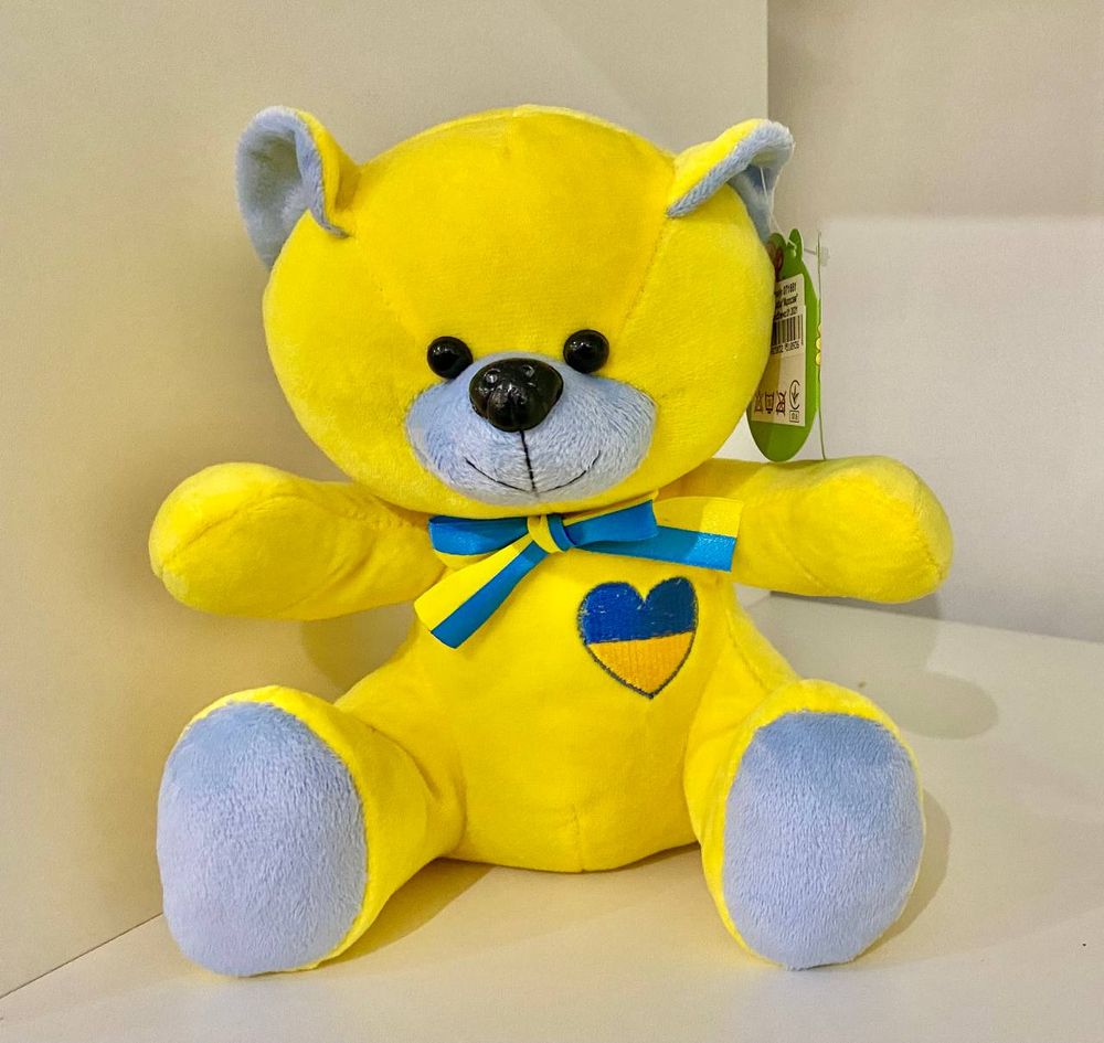 М'яка іграшка Ведмедик Український жовтий