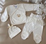 Ошатний костюм Baby для новонародженої дівчинки інтерлок