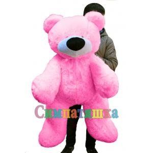 Мягкая игрушка «МЕДВЕДЬ БОЛЬШОЙ» розовый 150 см