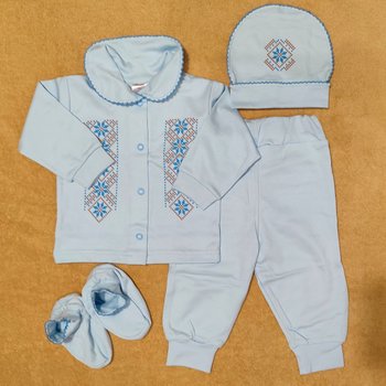 Комплект для малюків Орнамент блакитний