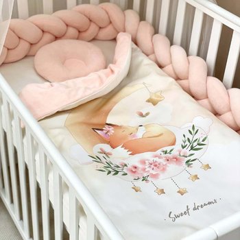 Постільний комплект в ліжечко для новонароджених