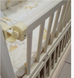 Кроватка для новорожденного с маятником белая, Белый