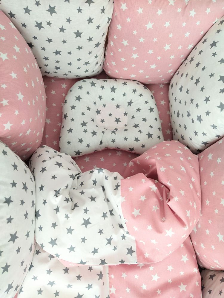 Комплект постельного белья для новорожденных Облачко, без балдахина