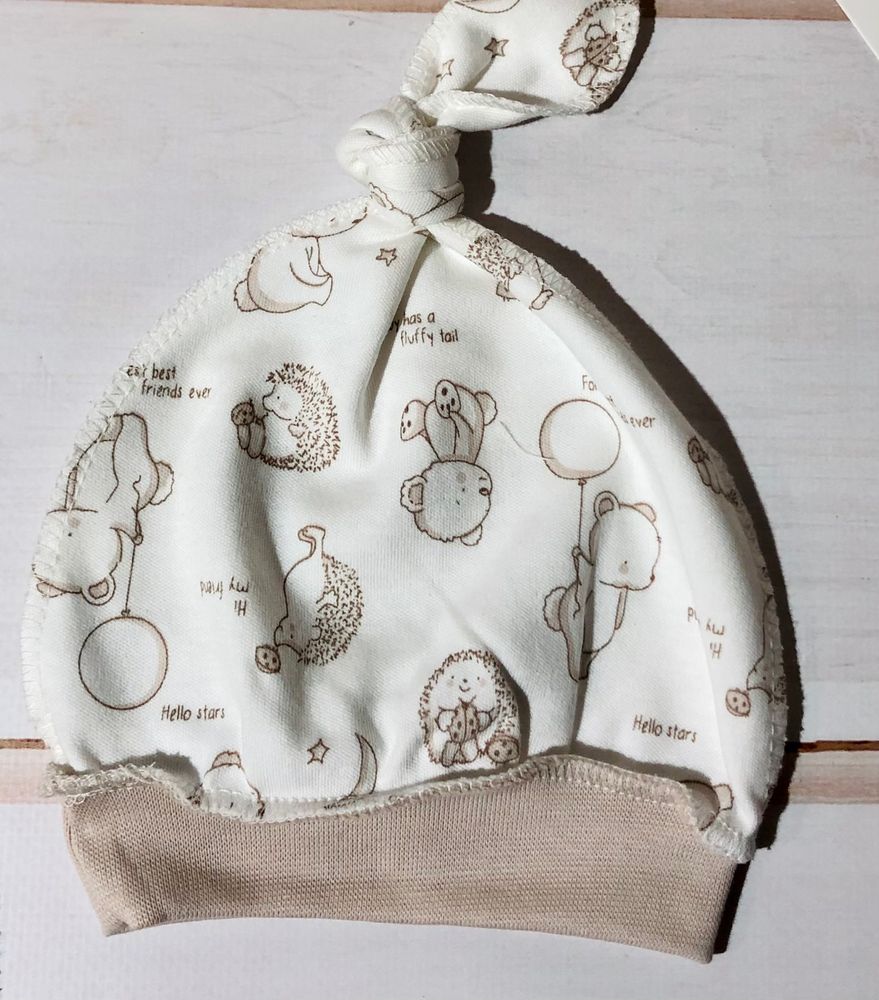 Комплект тройка Нежность бодик, ползуны, шапочка для новорожденных