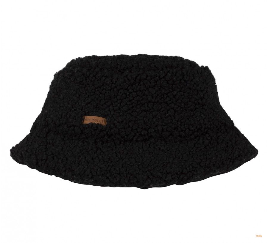Демисезонная шапка  Модница черная, обхват головы 54 см, Флис