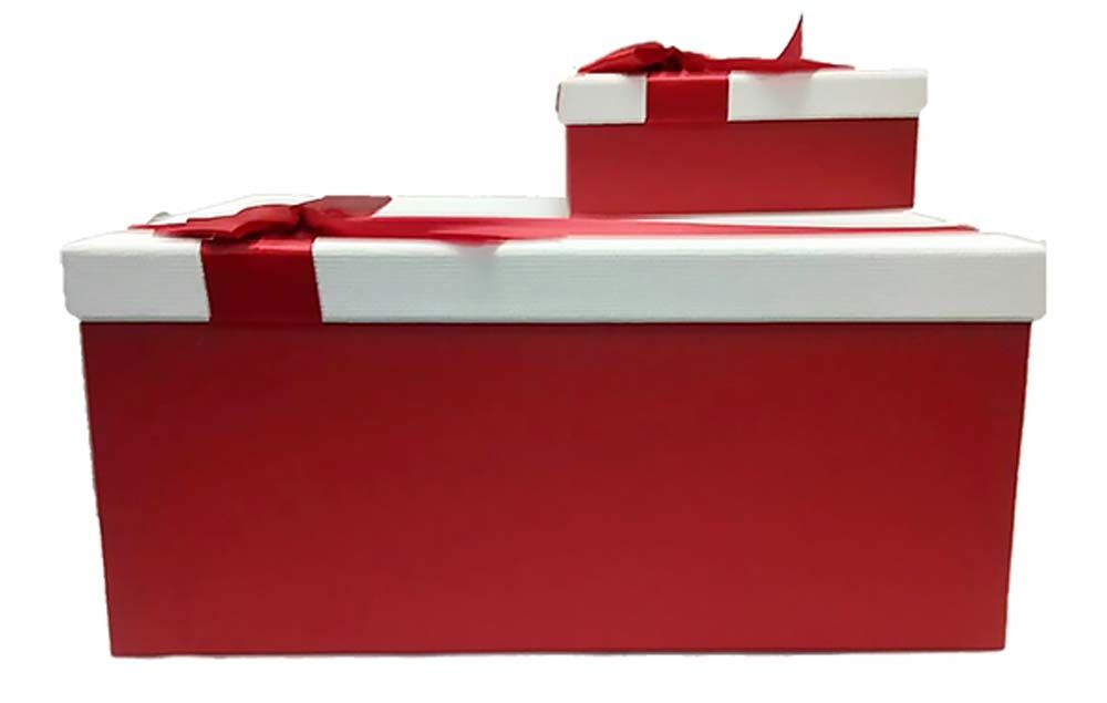 Подарункові коробки 10 шт RED