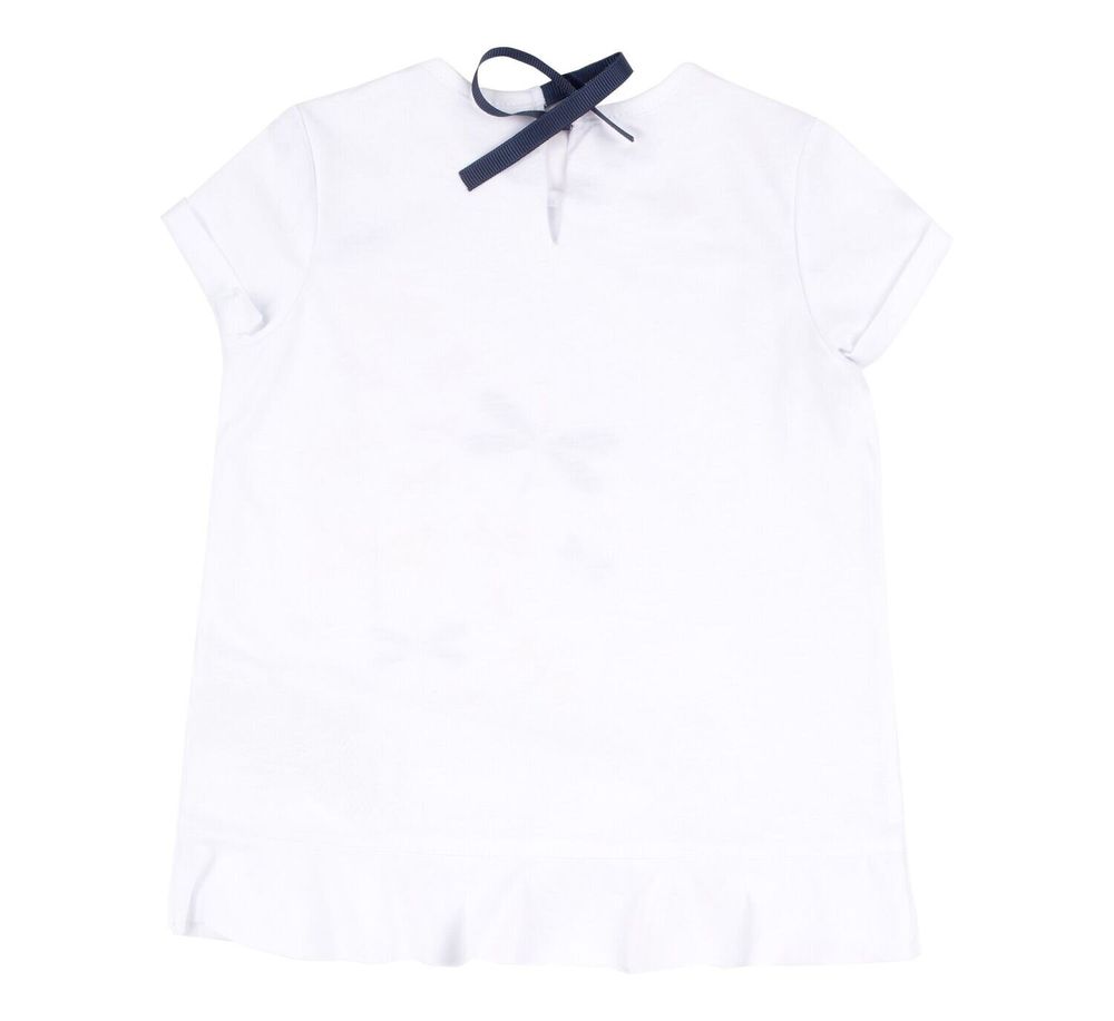 Детская футболочка для девочки Стрекозки белая, 80, Супрем