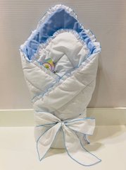 Конверт - одеяло на выписку ЗАЙЧИК для новорожденных
