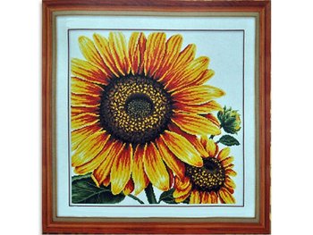 Набори для вишивання хрестом з малюнком на канві 63х63 Sunflower
