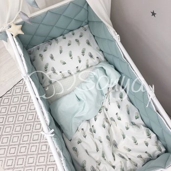 Спальний комплект із бортиками для новонародженого