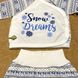 Байковый комплект для новорожденных Snow Dreams, 56, Фланель, байка, Костюм, комплект