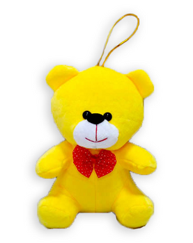 Мягкая игрушка Медвежонок Лимончик 20 см, Жёлтый, Мягкие игрушки МЕДВЕДИ, до 60 см