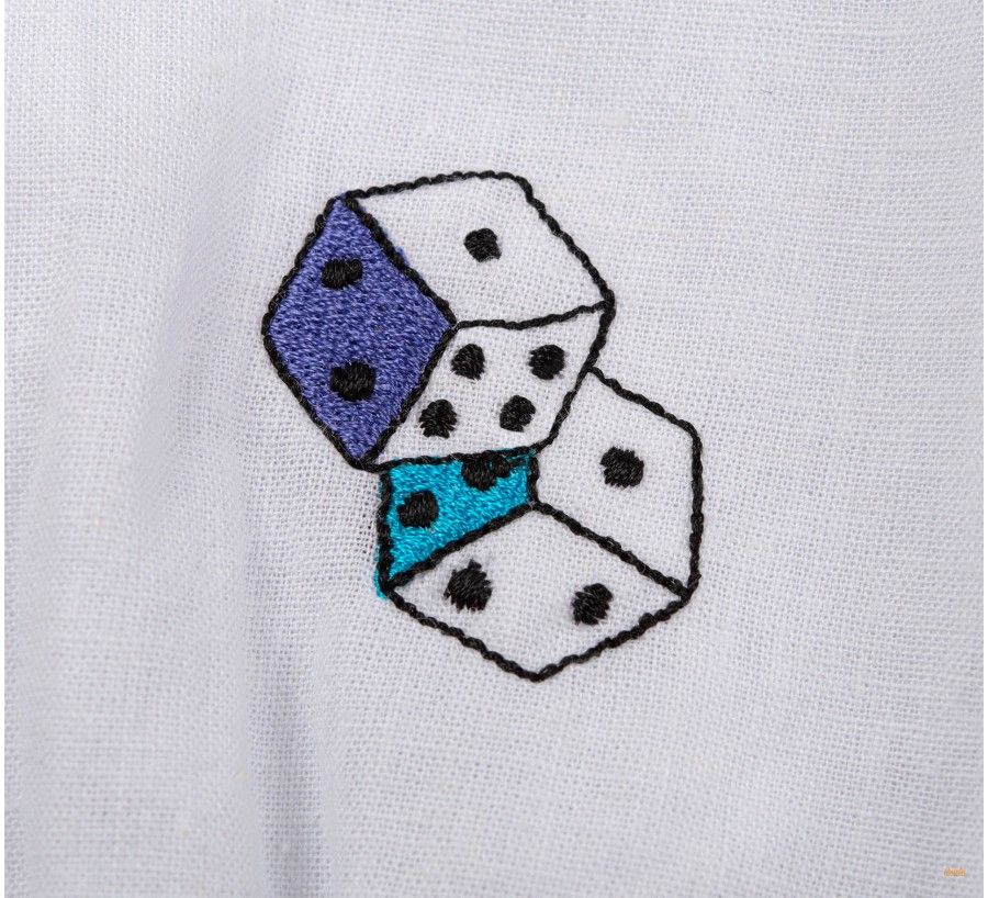Рубашка Лицеистка для девочки лен - хлопок , 128, Лен