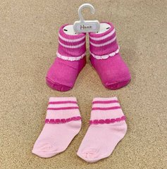 Шкарпетки з відворотом для дівчинки Бузок 2 пари, 11-12