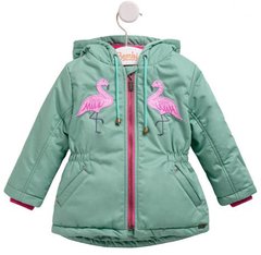 Осенняя курточка для малышки кт 168, Зелёный, 68