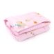 Зимнее одеяло для малышей Мишка с шариком розовое