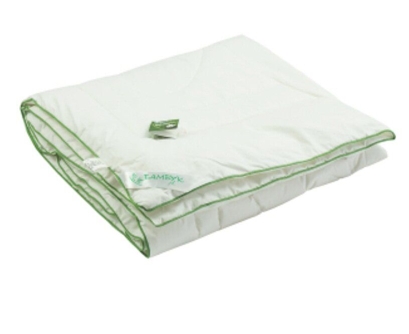 Купить Детское одеяло с наполнителем из бамбука, Белый, 140х105см, Всесезонное, Одеяло