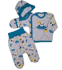 Теплый комплект для новорожденных в роддом Панда