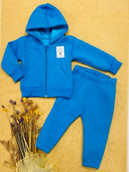 Теплий костюм для малюків Димка синьо - бірюзовий 80 розмір