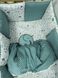 Спальный комплект для новорожденного Горошек 12 подушечек