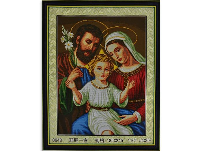 Набори для вишивання хрестом з малюнком на канві 54х69 Ікона
